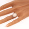 57 Bague victorienne tardive en or rouge, opale et diamants 58 Facettes 26089-0321