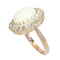 57 Bague victorienne tardive en or rouge, opale et diamants 58 Facettes 26089-0321