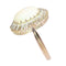 57 Bague victorienne tardive en or rouge, opale et diamants 58 Facettes 26089-0321