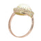 57 Bague victorienne tardive en or rouge, opale et diamants 58 Facettes 26089-0321
