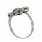 50 Art déco - Bague en or blanc, diamants et onyx 58 Facettes 26089-0350