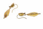 Boucles d'oreilles pendantes ibériques en or jaune, citrines et perles 58 Facettes 26089-0351