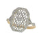 51 Bague édouardienne en or jaune, platine et diamants taille ancienne 58 Facettes 26089-0352