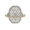 51 Bague édouardienne en or jaune, platine et diamants taille ancienne 58 Facettes 26089-0352