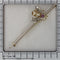 Broche barrette insecte en or jaune et blanc, perle, diamants et rubis 58 Facettes 26089-0366