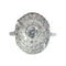51 Art déco - Bague vers 1930 en platine et diamants 58 Facettes 26089-0385
