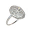 51 Art déco - Bague vers 1930 en platine et diamants 58 Facettes 26089-0385