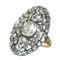 57 Bague portugaise XVIIIe en or jaune, argent et pierres Minas Novas 58 Facettes 26089-0388