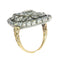 57 Bague portugaise XVIIIe en or jaune, argent et pierres Minas Novas 58 Facettes 26089-0388