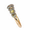 63 Bague géorgienne belge en or rouge, argent et diamants 58 Facettes 26089-0392