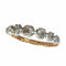 56 Bague vers 1650 en or jaune, argent et diamants 58 Facettes 26089-0394