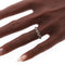 56 Bague vers 1650 en or jaune, argent et diamants 58 Facettes 26089-0394