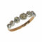 56 Bague vers 1650 en or jaune, argent et diamants 58 Facettes 26089-0394