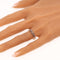 66 Bague géorgienne belge en or rouge 18 ct, argent et diamants 58 Facettes 26090-0181