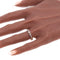 66 Bague géorgienne belge en or rouge 18 ct, argent et diamants 58 Facettes 26090-0181