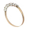 66 Bague géorgienne belge en or rouge 18 ct, argent et diamants 58 Facettes 26090-0181