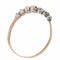 66 Bague géorgienne belge en or rouge 18 ct, argent et diamants 58 Facettes 26090-0181