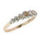 66 Bague géorgienne belge en or rouge 18 ct, argent et diamants 58 Facettes 26090-0181