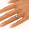 50 Belle Époque - Bague cœur en or jaune, opale et diamants 58 Facettes 26090-0194