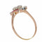 53 Bague Art déco en or rose 18K, diamants et rubis 58 Facettes 26106-0424