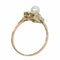 54 Belle Époque-Art déco - Bague en or jaune, perle, rubis et diamants 58 Facettes 26106-0425