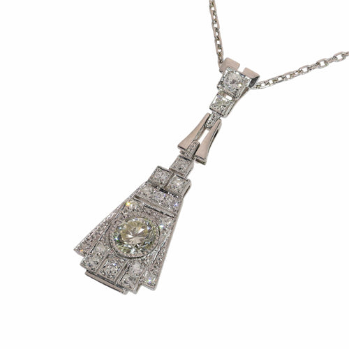 Art déco - Pendentif en platine et diamants 58 Facettes 26107-0277
