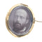 Broche porte-photo camée victorien en or jaune 18K, vers 1870 58 Facettes 26127-0262