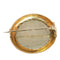 Parure micromosaïque - Broche et boucles d'oreilles en or jaune 18K 58 Facettes 26127-0287