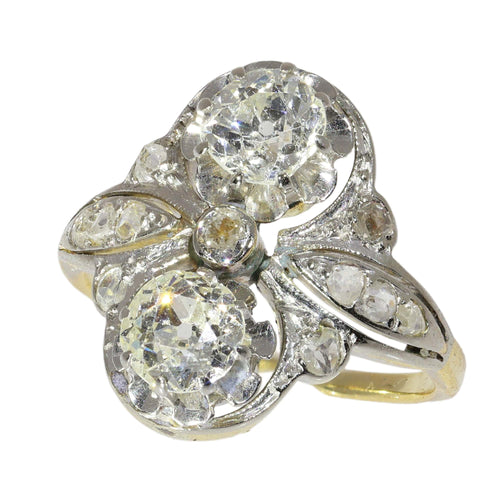 47 Belle Époque - Bague en or 18K ou platine et diamants 58 Facettes 26146-0011