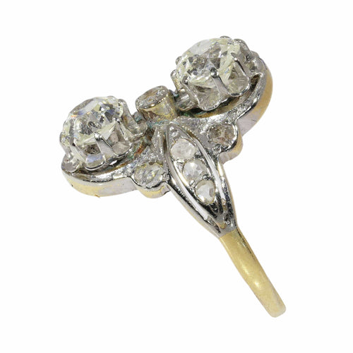 47 Belle Époque - Bague en or 18K ou platine et diamants 58 Facettes 26146-0011