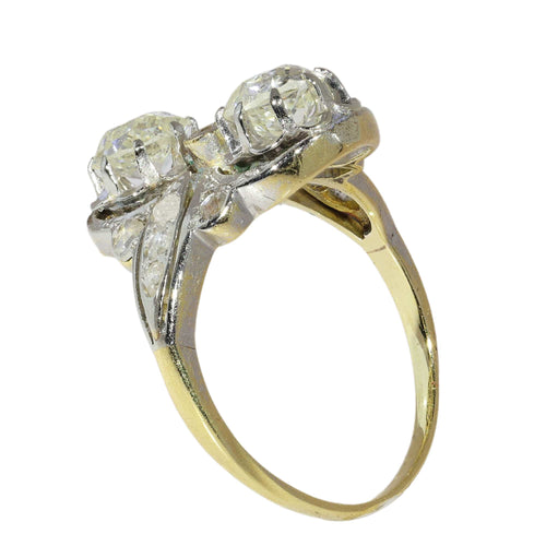 47 Belle Époque - Bague en or 18K ou platine et diamants 58 Facettes 26146-0011