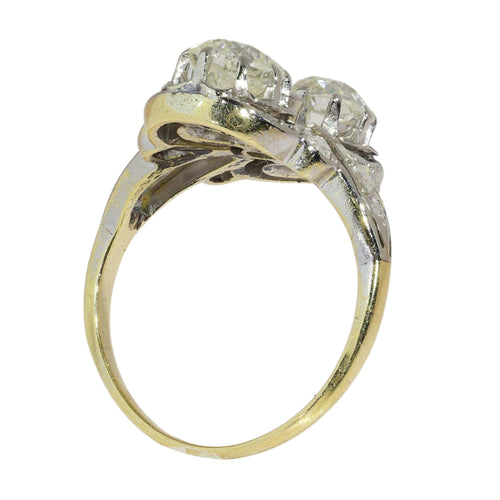 47 Belle Époque - Bague en or 18K ou platine et diamants 58 Facettes 26146-0011