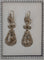 Rococo - Boucles d'oreilles pendantes en or rouge, argent et diamants 58 Facettes 26147-0053