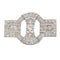 Broche Art déco 1930 en platine et diamants 58 Facettes 26155-0157