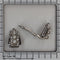 Boucles d'oreilles clips en platine, perles et diamants 58 Facettes 26177-0183