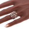 58 Bague harem sept rangs en or jaune, diamants et pierres 58 Facettes 26177-0203