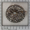 Broche feuille victorienne en or rouge, argent et diamants, vers 1870 58 Facettes 26182-0219