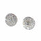 Puces géométriques Art déco en or blanc et diamants 58 Facettes 26203-0088