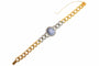 Léon Gariod - Bracelet victorien en or jaune, argent, saphir étoilé et diamants 58 Facettes 26211-0077