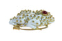 David Webb - Broche grenouille en or jaune, émail blanc et rubis 58 Facettes 26211-0088
