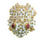 David Webb - Broche grenouille en or jaune, émail blanc et rubis 58 Facettes 26211-0088