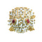 David Webb - Broche grenouille en or jaune, émail blanc et rubis 58 Facettes 26211-0088