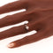 53 Bague solitaire circa 1970 en or blanc 18K et diamant 58 Facettes 26232-0163