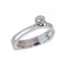 53 Bague solitaire circa 1970 en or blanc 18K et diamant 58 Facettes 26232-0163