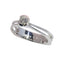 53 Bague solitaire circa 1970 en or blanc 18K et diamant 58 Facettes 26232-0163