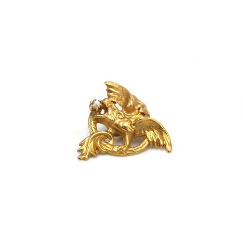 Pendentif chimère en or jaune et diamant 58 Facettes 260215R