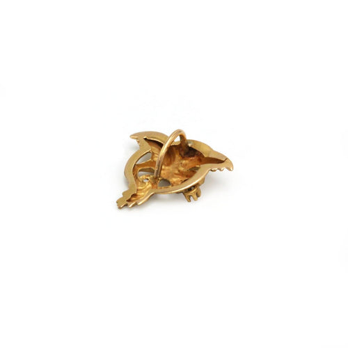 Pendentif chimère en or jaune et diamant 58 Facettes 260215R