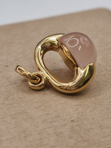Pomellato Luna - Pendentif en or jaune et quartz rose 58 Facettes CV-110