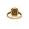 53 Bague en or jaune et blanc, diamants et saphir 58 Facettes 260216R