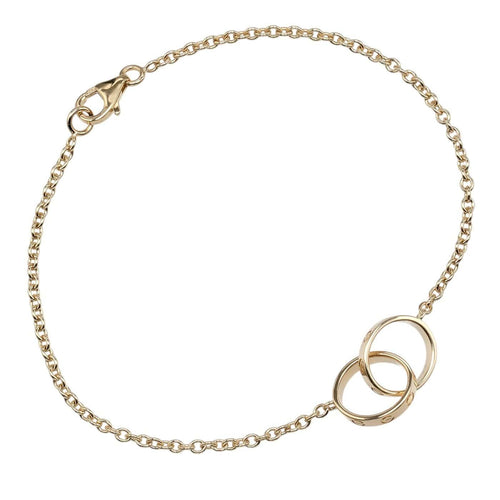 Cartier Love Interlocking - Bracelet en or jaune 18K 58 Facettes atme25rdd0
